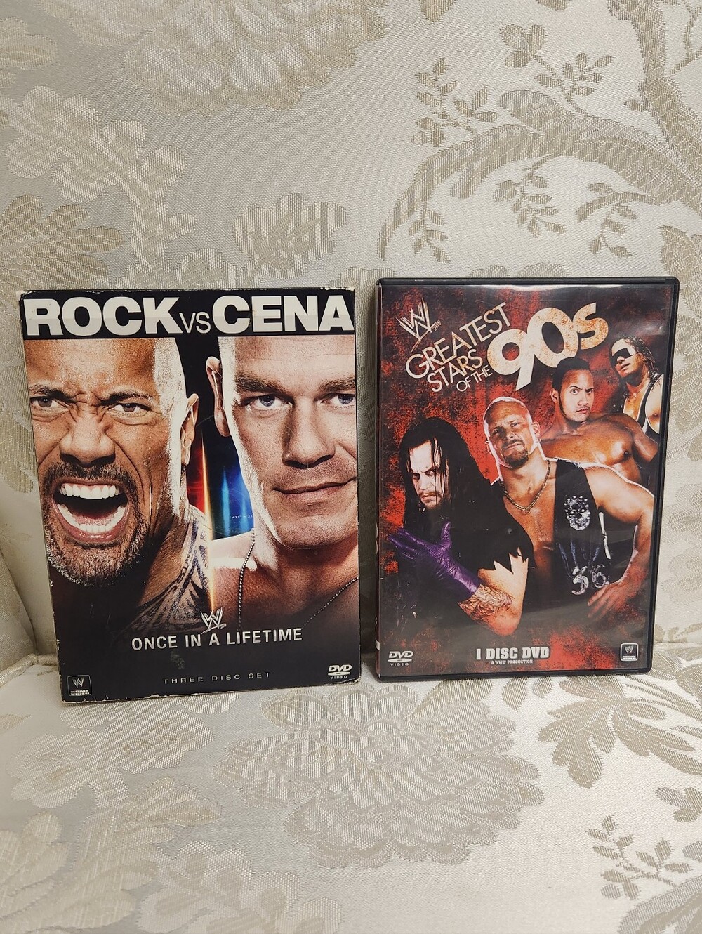 WWE DVDs - Rock VS Cena & Greatest Stars Of The 90s